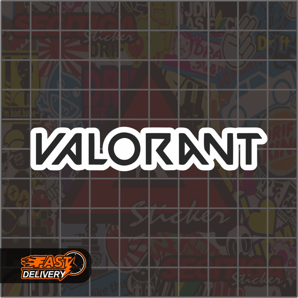 

Sticker Valorant Ukuran 8 x 1.5 Cm