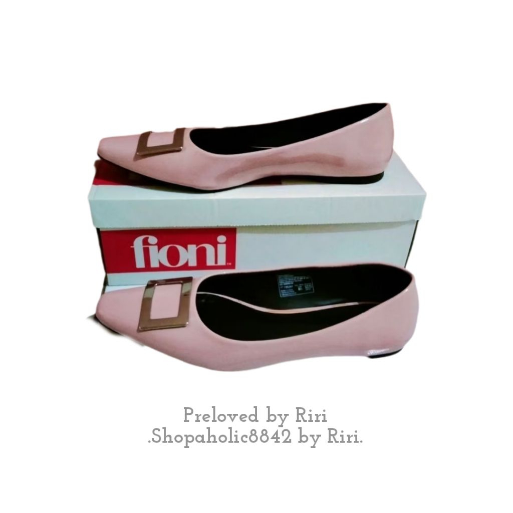 PL Payless Fioni Girly Flat Shoes Dusty Pink - Size 8.5 (39 to 40)