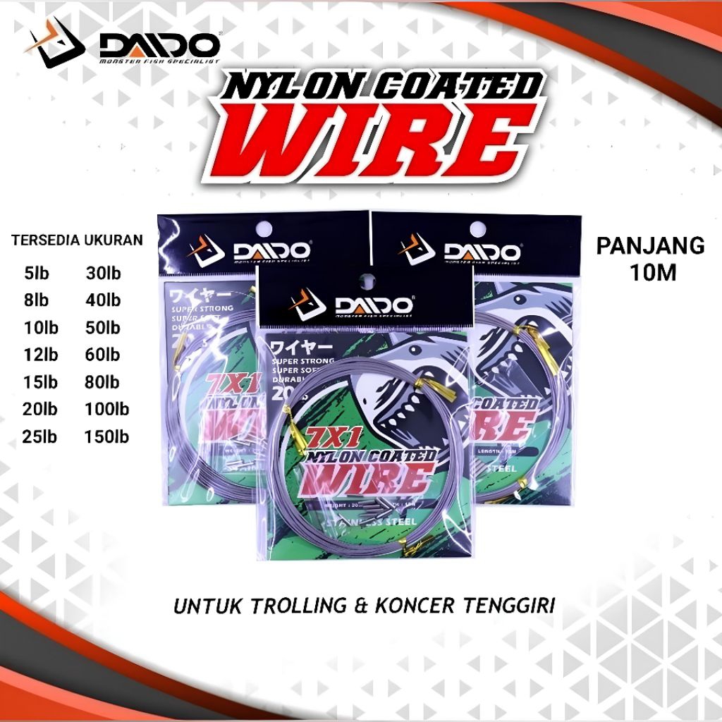 KAWAT SELING PANCING - DAIDO 7X1 WIRE LEADER