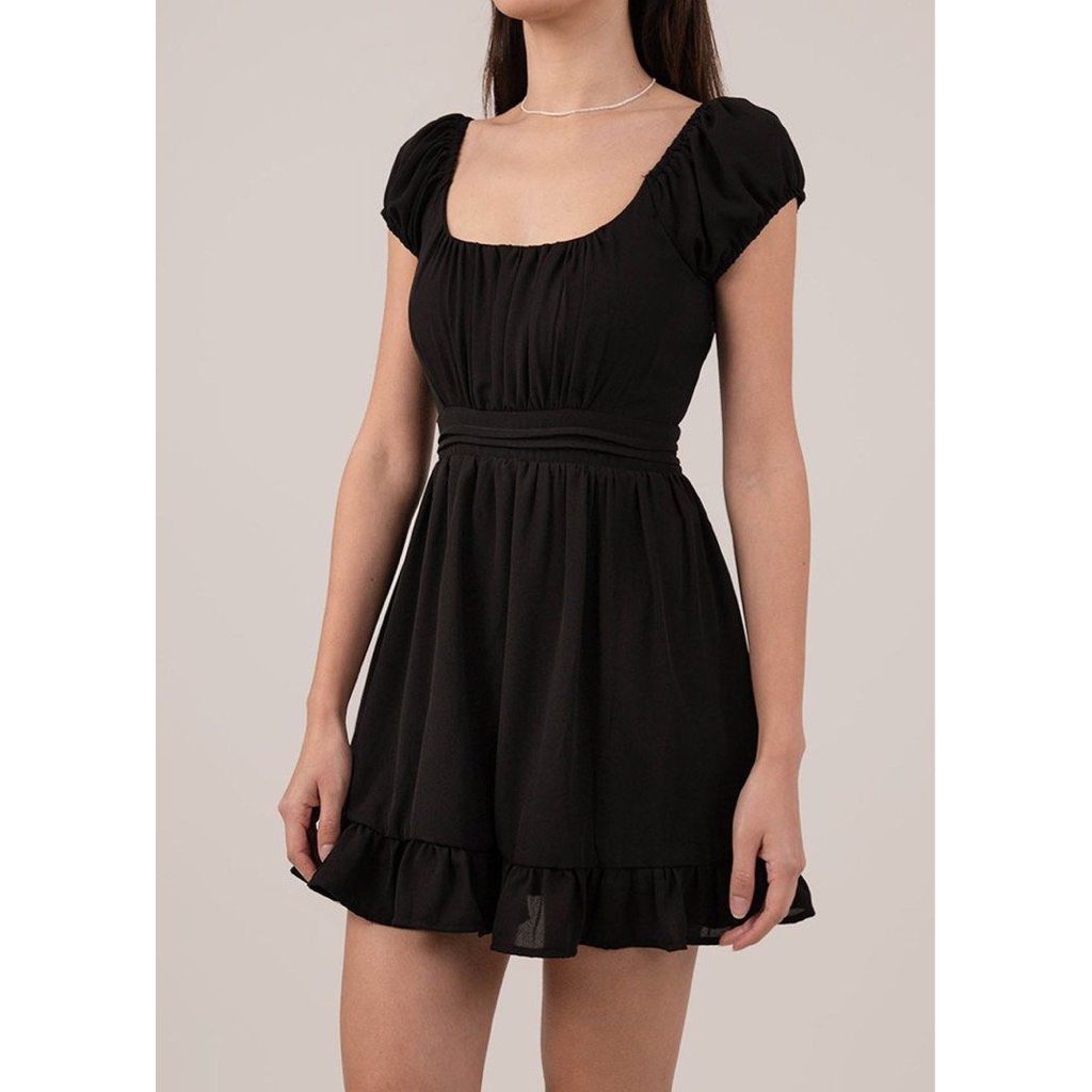 

12jun’ 6Style Calendar Girl Ruched Dress V2 In Black Padded preloved