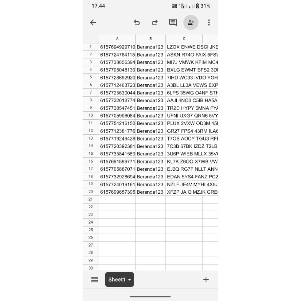 Akun Facebook Fresh A2f On