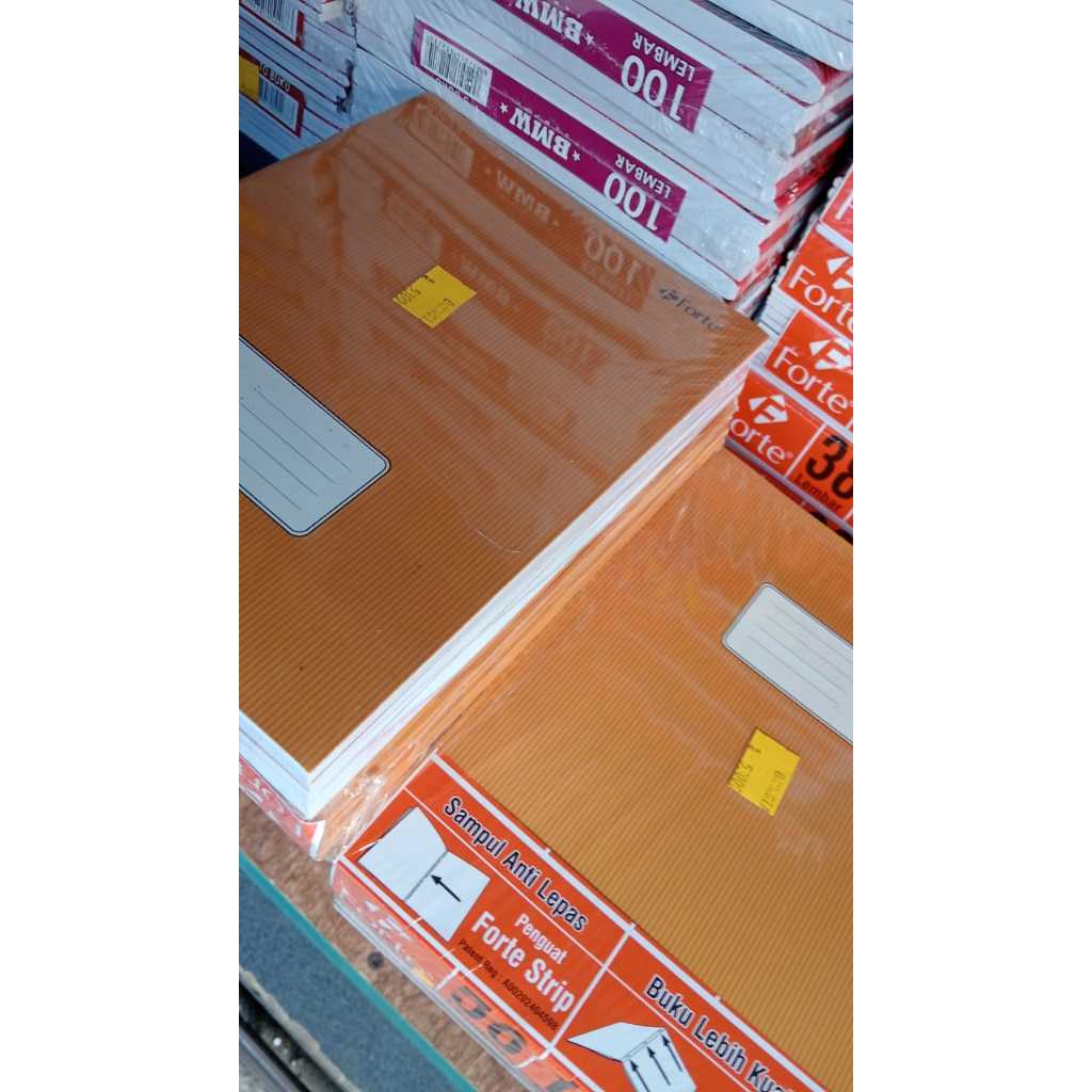 

BUKU TULIS FORTE 58 LEMBAR KRAFT 1 PAK (10 BUKU)
