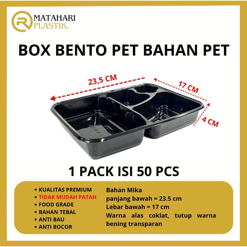 Mika bento sekat 4 ecer