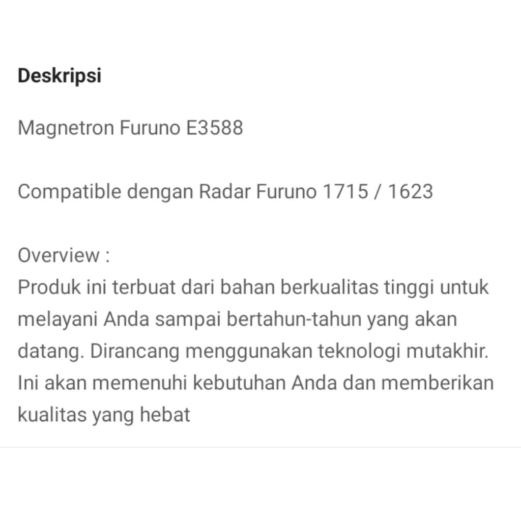 magnetron radar furuno