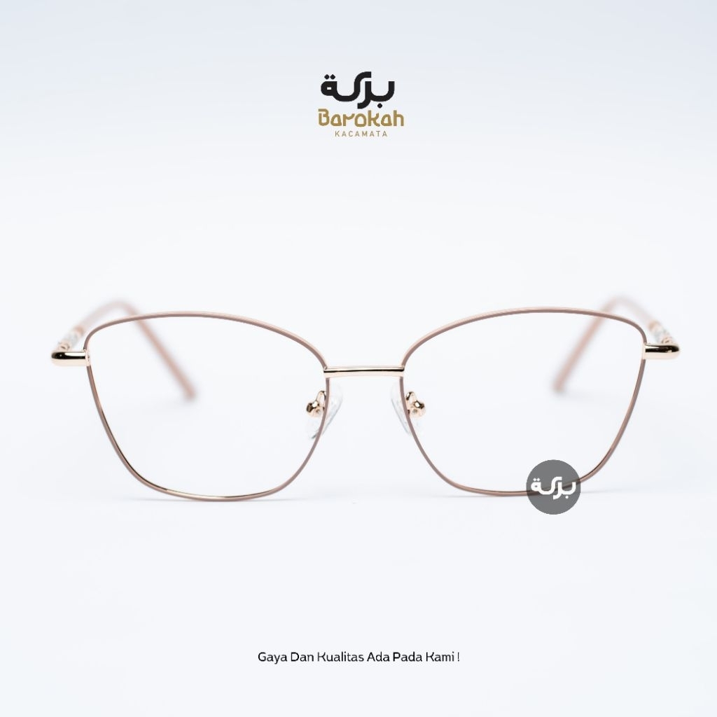 Kacamata CatEye Besi Titanium Kode: 007
