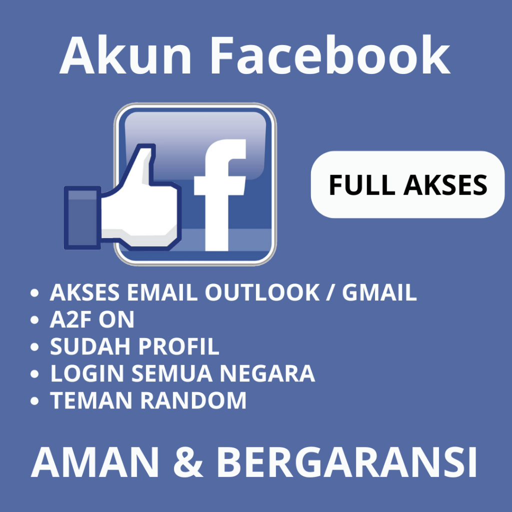 Akun Facebook Full Akses | Akunary ID