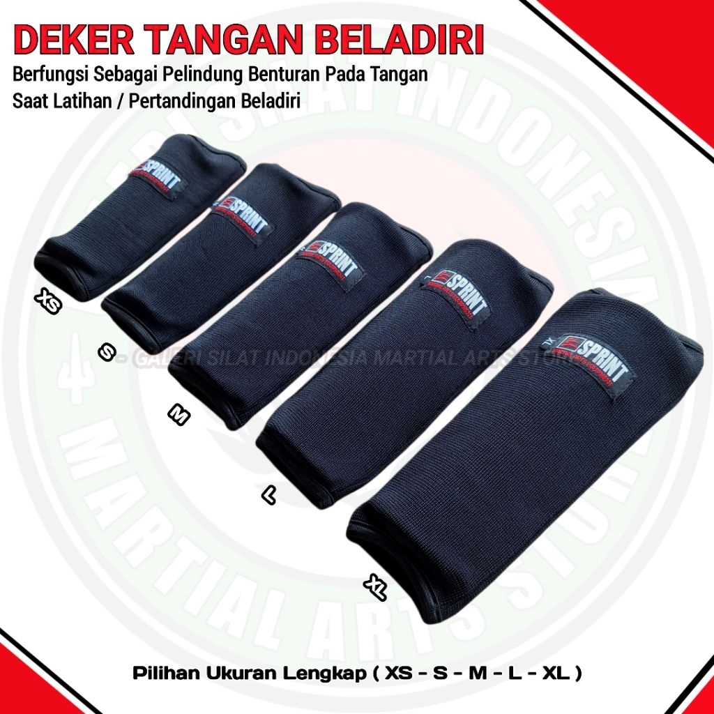 Peding Silat Pelindung Tangan - Dekker Tangan Pencak Silat IPSI - Pengaman Benturan Beladiri Shin Pa