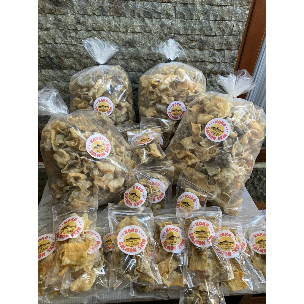 

Crispy Salmon Skin ala Jepang kemasan 1Kg