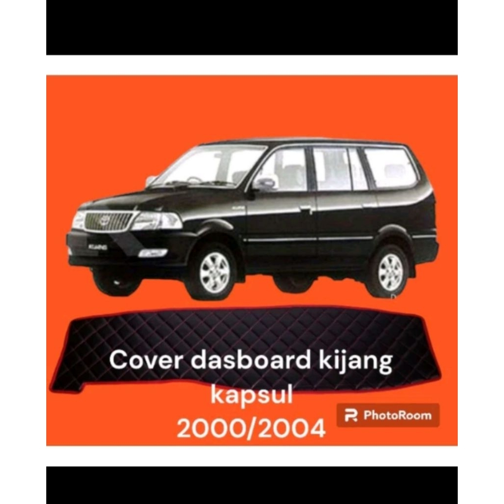 cover alas dashboard kulit sintetis kijang kapsul tahun 2000_2004