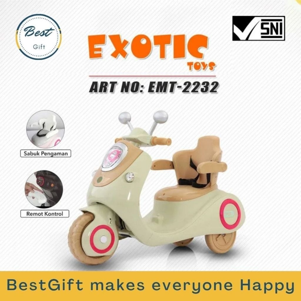 Murah Exotic Rc Motorcycle Exotic Emt-2232 Motor Aki Mainananak