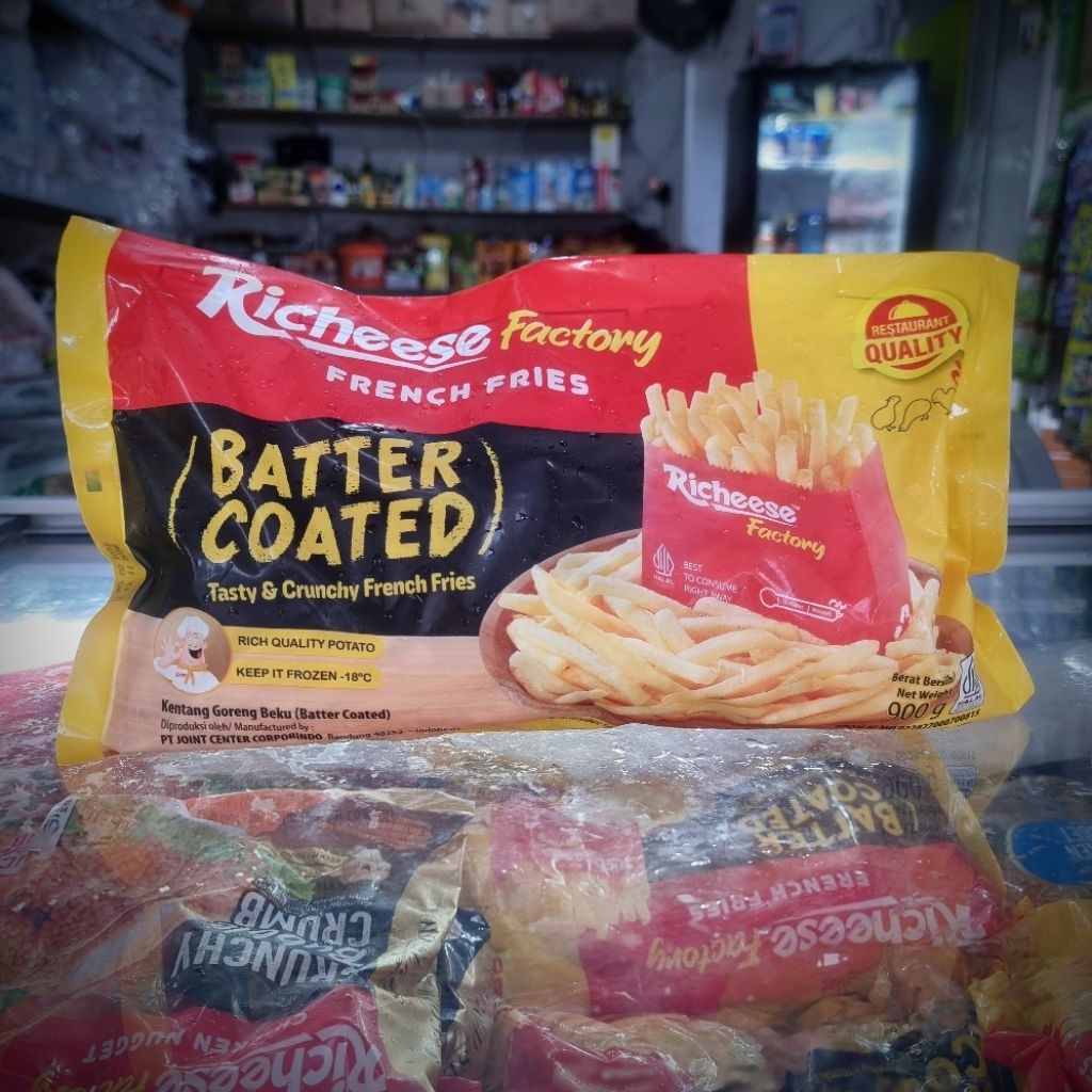 

Richeese French Fries Batter Coated Kentang Beku 450g & 900g