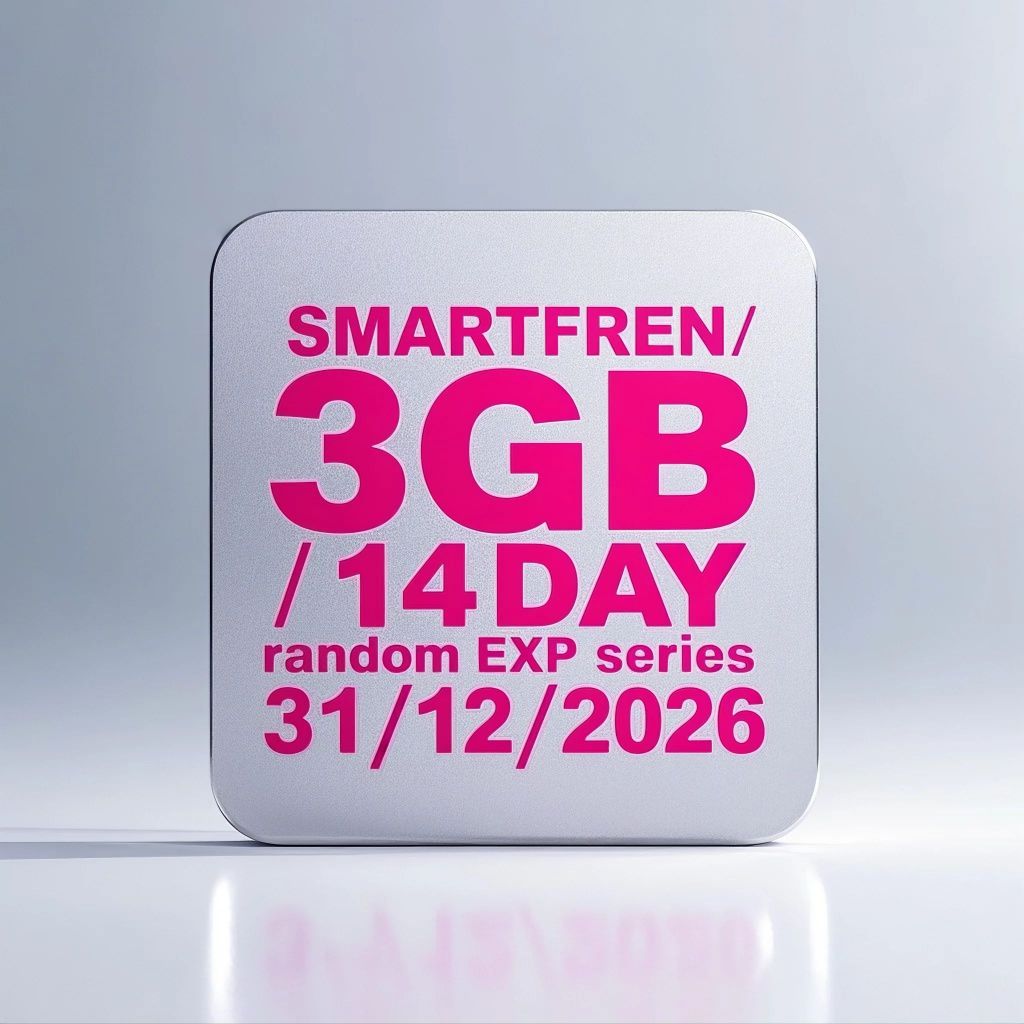 Kartu Perdana KUOTA DATA SMARTFREN 3GB/30Hari ( Nomor ACAK/RANDOM )
