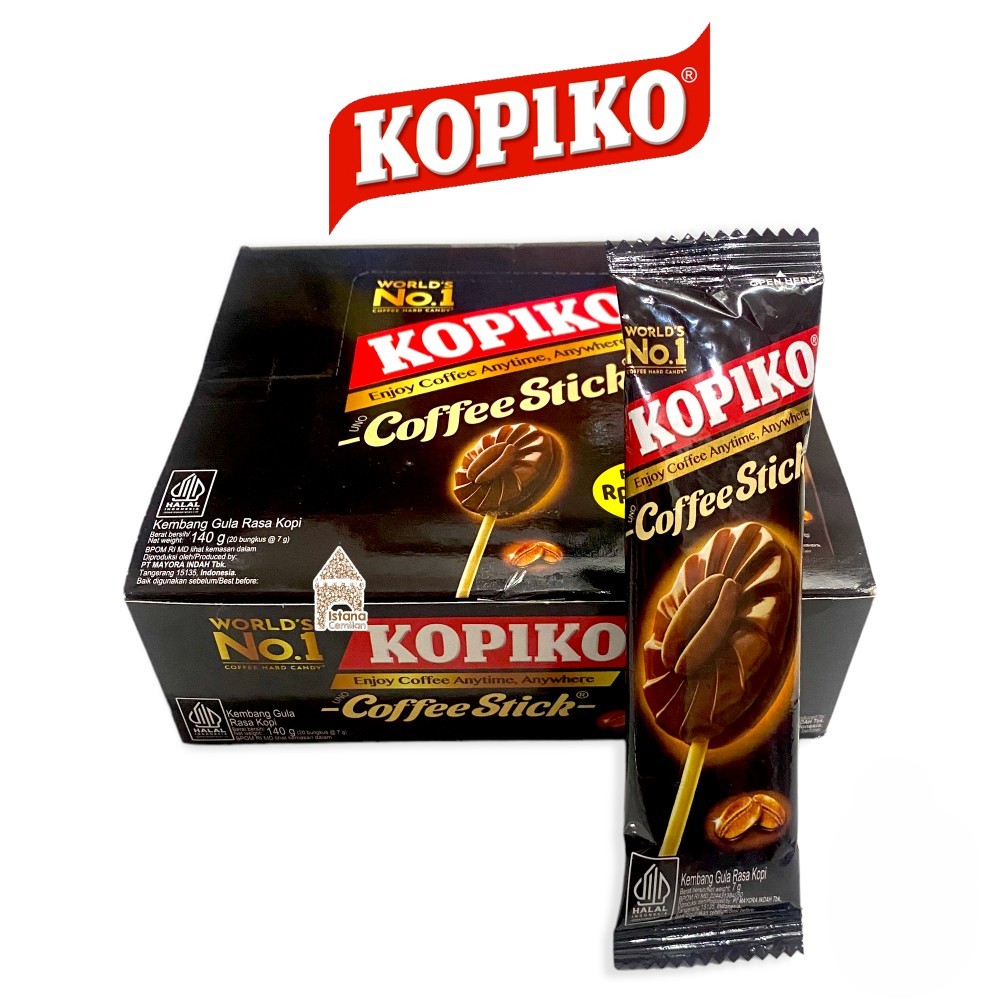 

KOPIKO COFFE STICK / PERMEN KOIPIKO GAGANG 1 BOX ISI 20 PCS