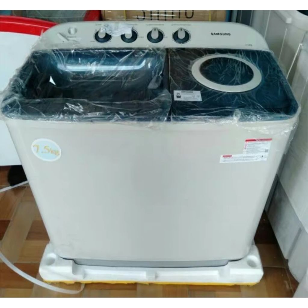 Mesin cuci 2 tabung 7.5 kg SAMSUNG WT75H3210