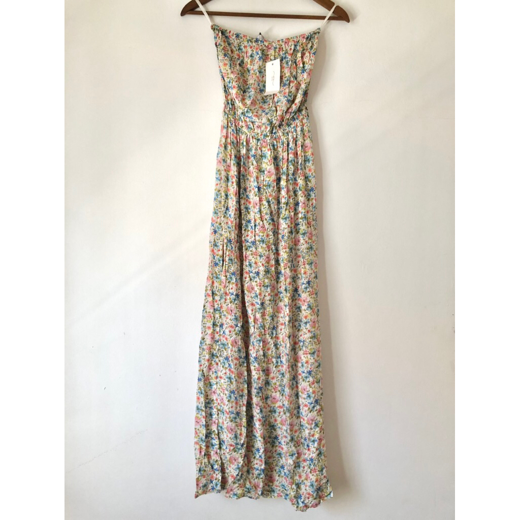 [NEW] New Look - Long Dress Kemben Motif Bunga-bunga Pantai