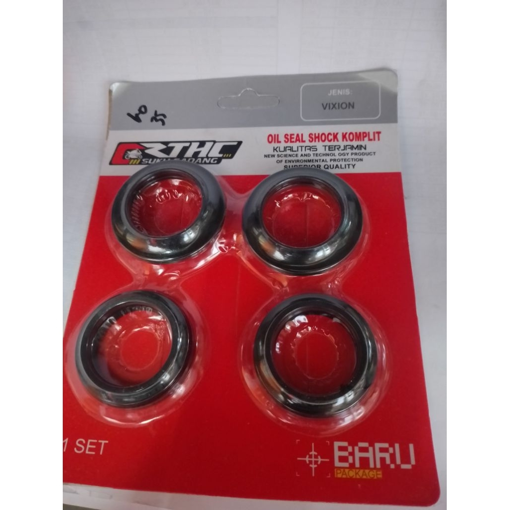 SEAL SHOCK DEPAN 1 SET TUTUP VIXION MERK RTHC