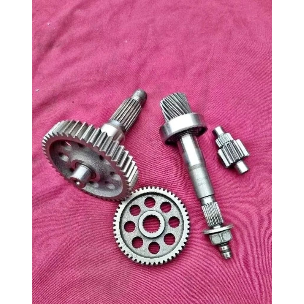 Gear Rasio Gigi Rasio Transmisi 1Set Honda Beat Fi 2012 2013 2014 Spacy Fi Stater kasar Seken Origin
