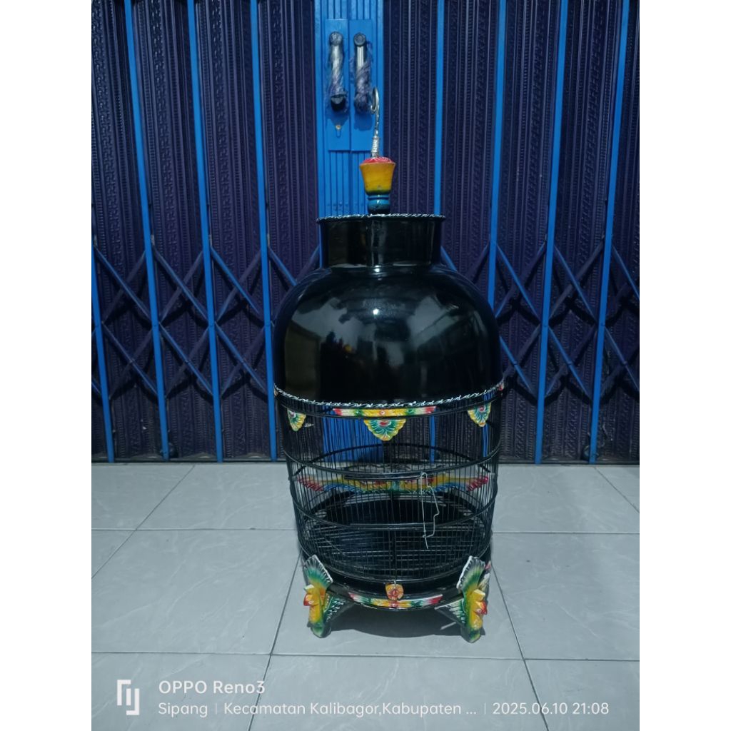Sangkar Perkutut Tenongan/kaki merak