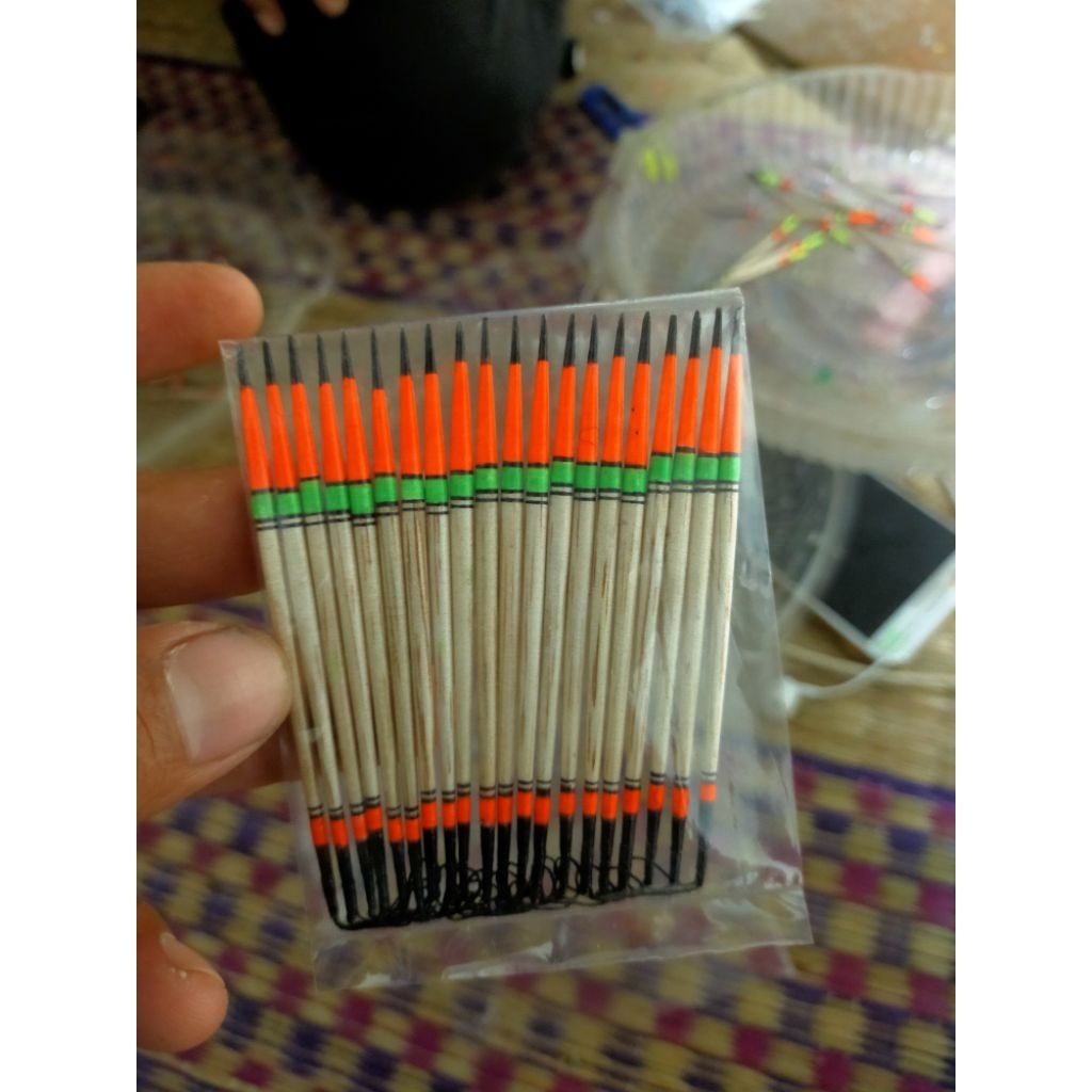 pelampung jarum ikan mas 12 pcs