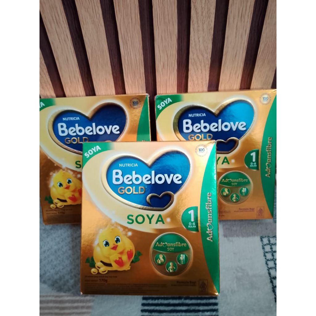 

BEBELOVE GOLD SOYA 1 UNTUK 0-6 BULAN 170GR