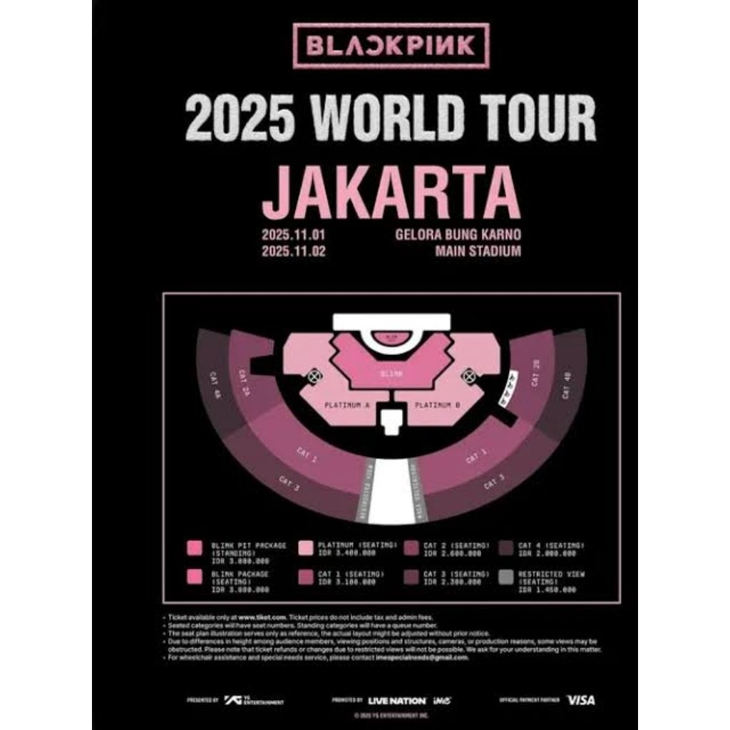 Tiket Konser Blackpink Jakarta 2025
