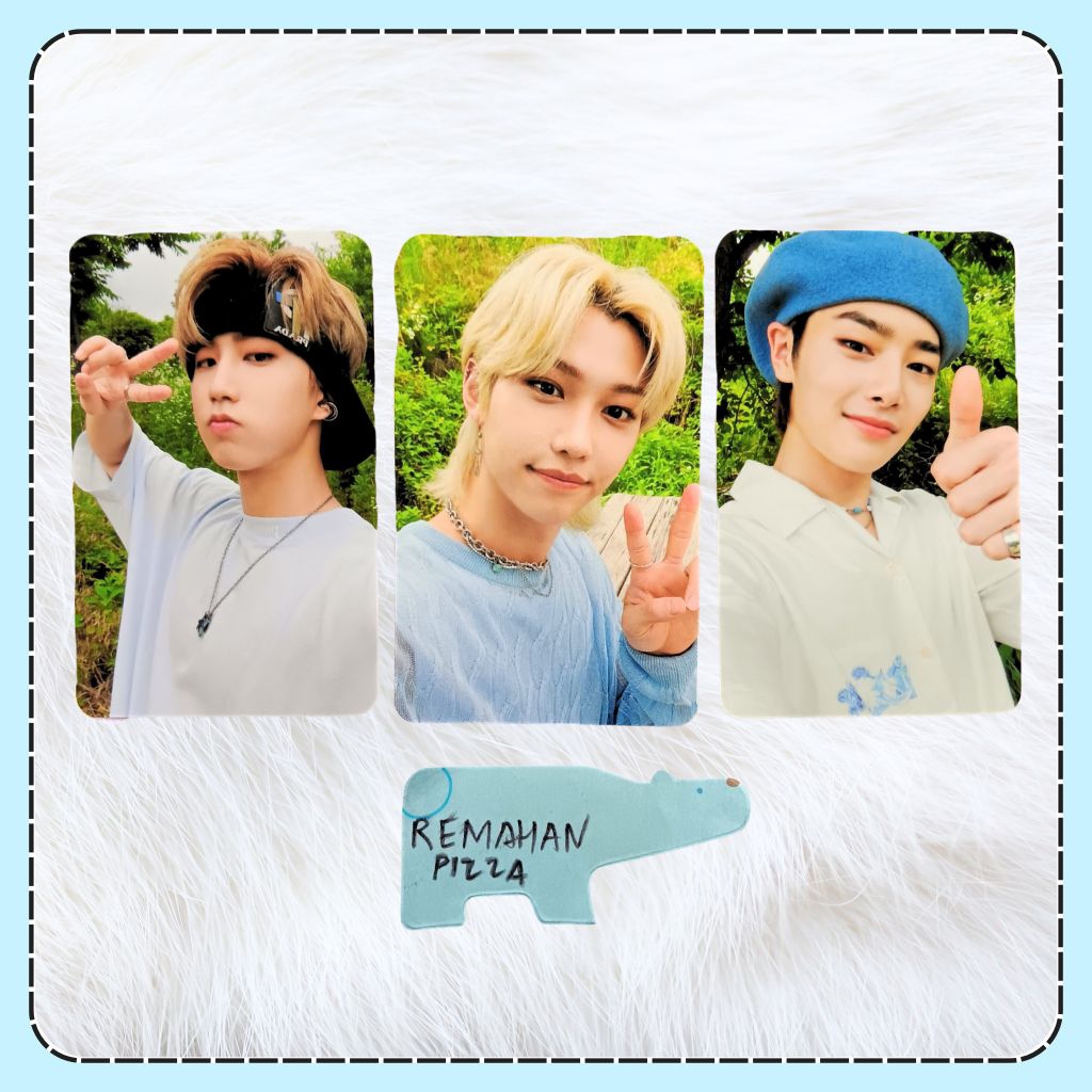 [Photocards] Official PC Stray Kids Han Jisung Felix Yongbok I.N Ayen Jeongin Fankit 2nd gen Fanclub