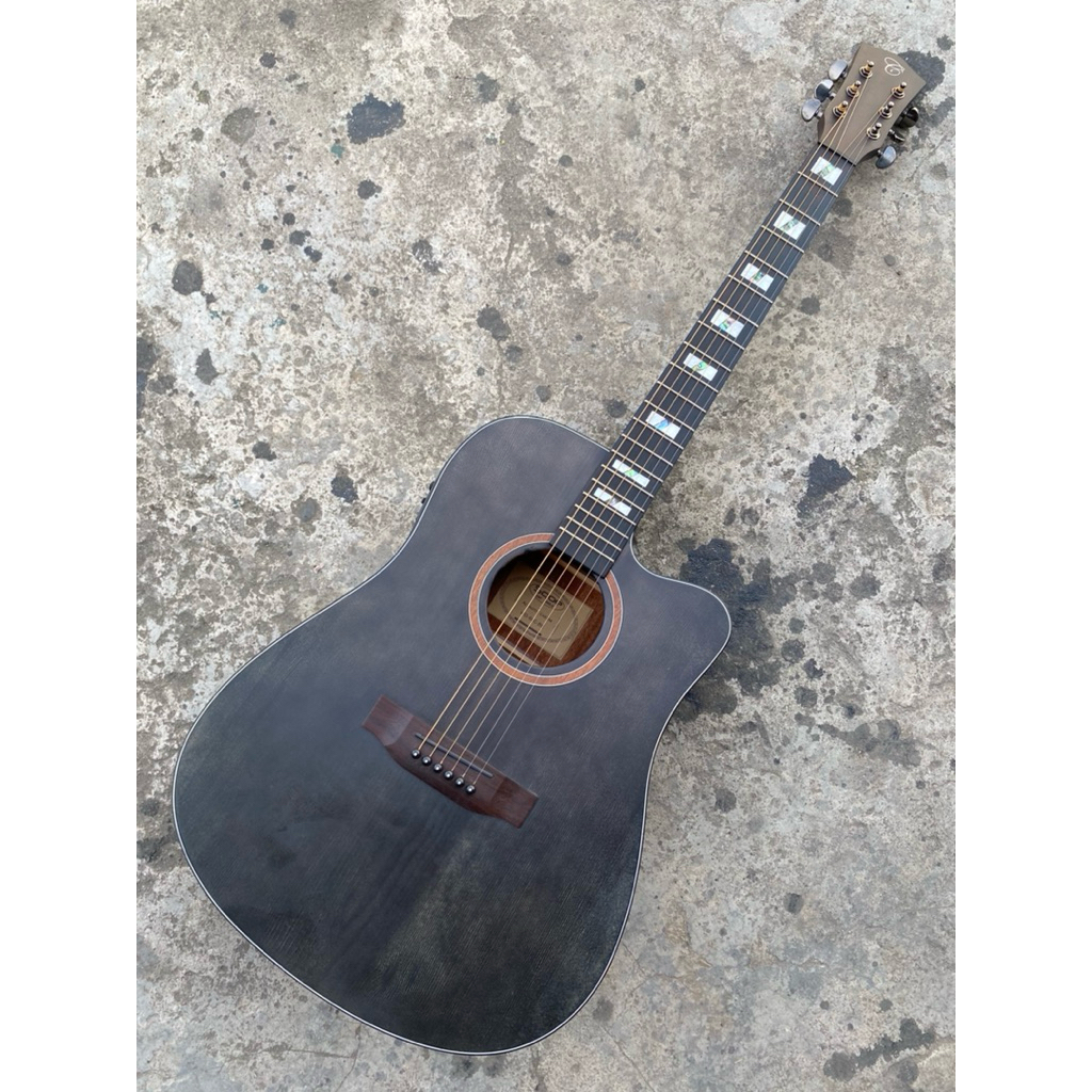 Gitar Akustik SQOE WD68CBK Original Second
