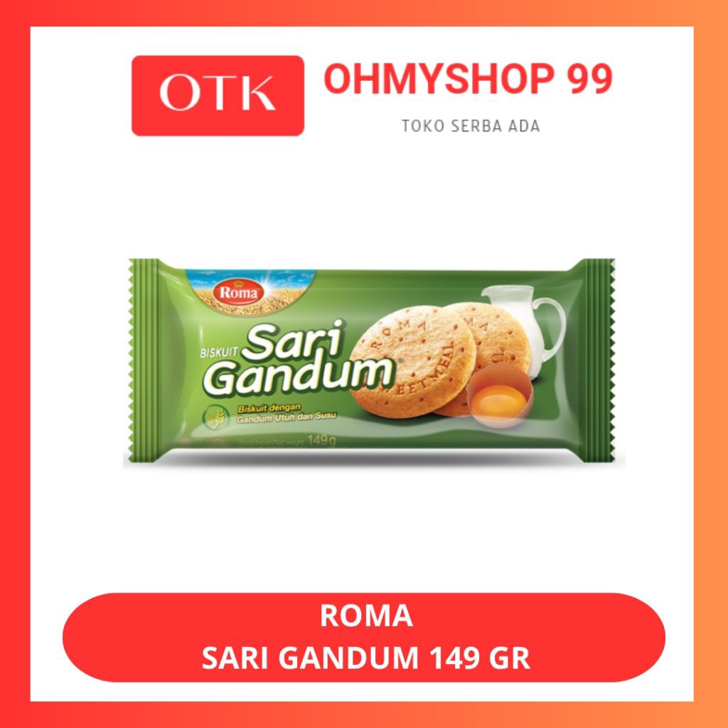 

ROMA Biskuit Sari Gandum 149gr