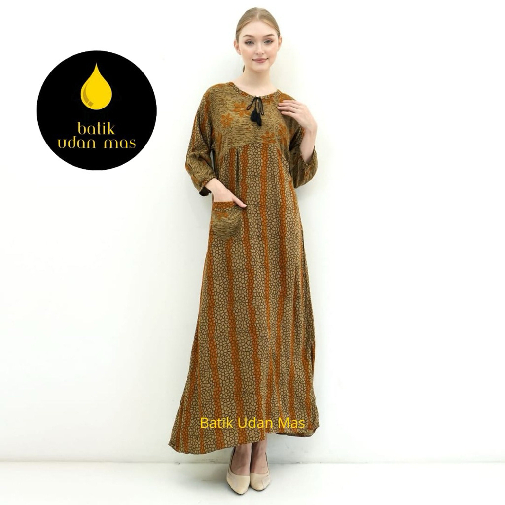 Batik udan mas-Dress Thalia Bahan Rayon premium/Gamis Thalia kekinian/Dress Jumbo Oversize Midi