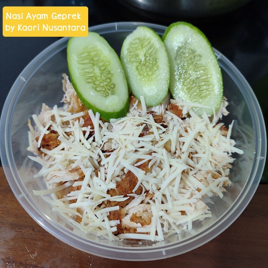 

Nasi Ayam Geprek Keju