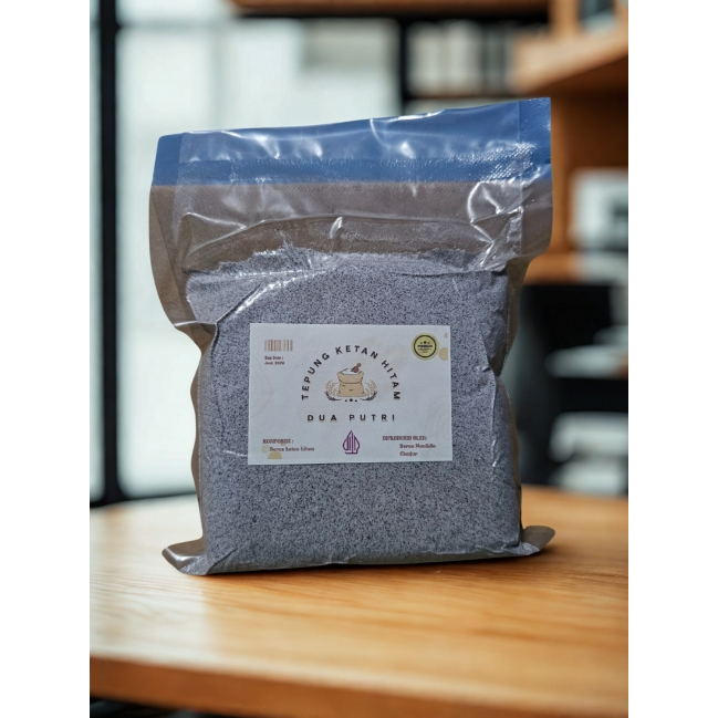 

Tepung Ketan Hitam Kemasan Vacuum 250gr 500gr 1kg 100%Beras Ketan Hitam Murni