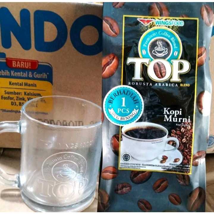 

PROMO Kopi Top kopi murni 158gr paket kopi+gelas