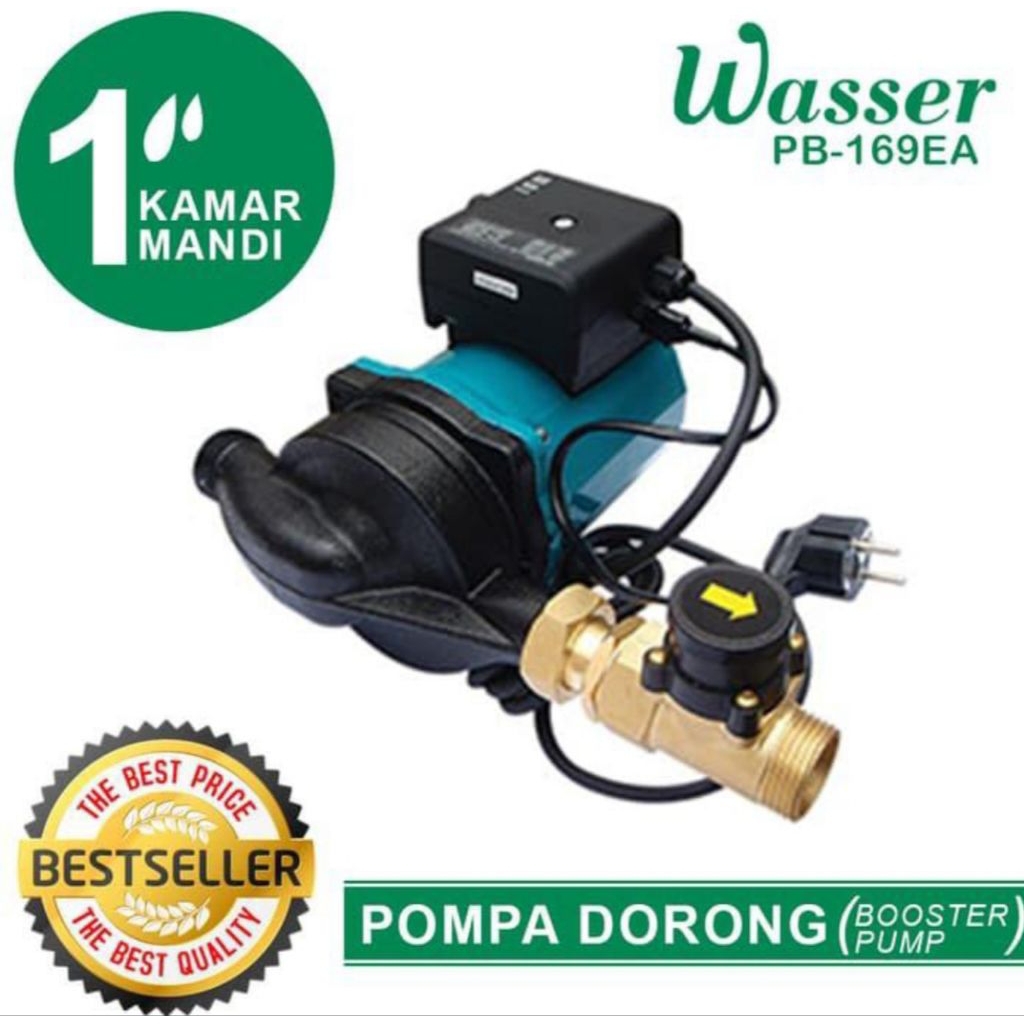 Pompa dorong wasser PB169EA pompa bosster wasser automatis pb169ea