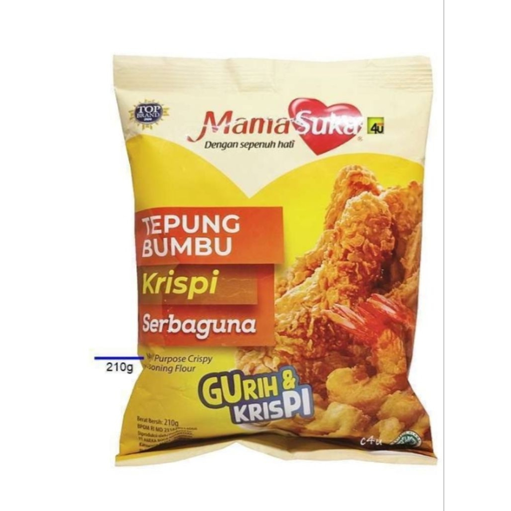 

mama suka tepung bumbu krispi 210 gram