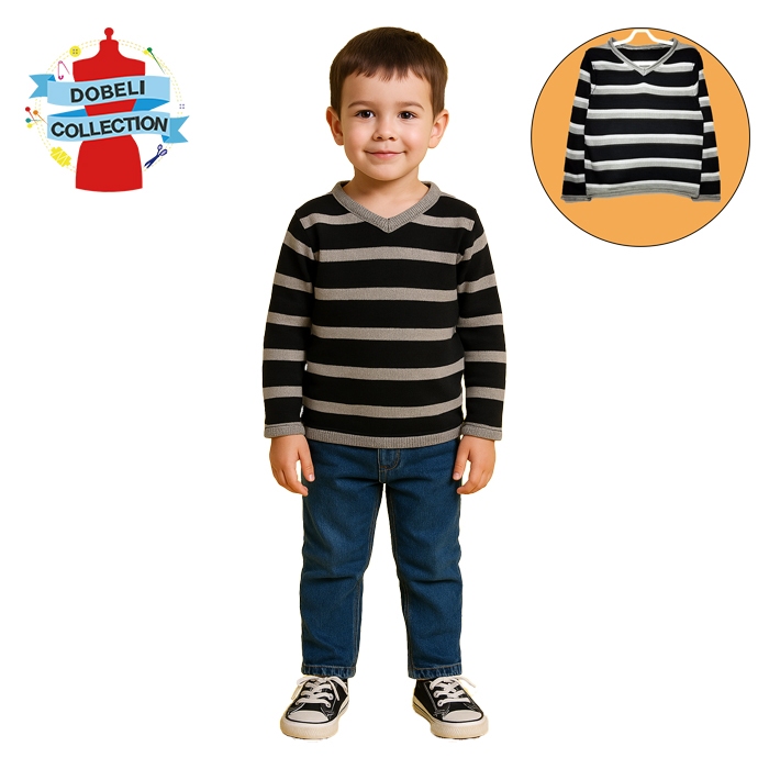 BAJU ATASAN OUTERWEAR RAJUT ANAK LAKI-LAKI 2-8 TAHUN Z-607