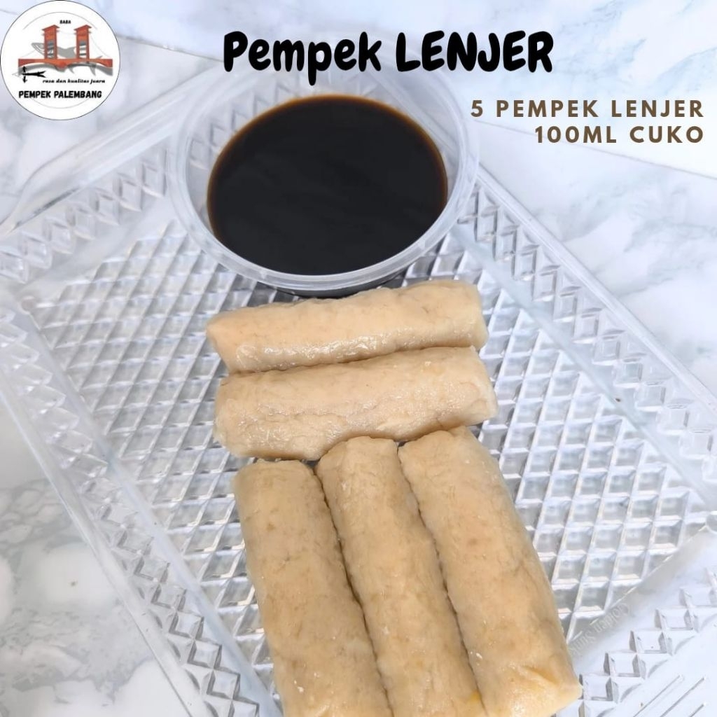 

Pempek Lenjer / Pempek Asli Palembang / Ikan Tenggiri Asli / Pempek Super Premium / Pempek BABA