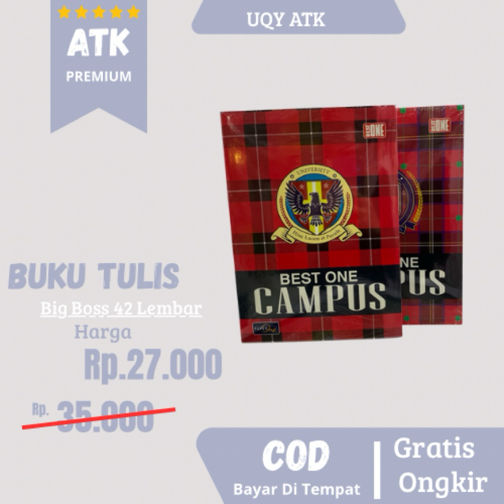 

Buku Tulis Big Boss 42 Lembar Isi 6 Buku