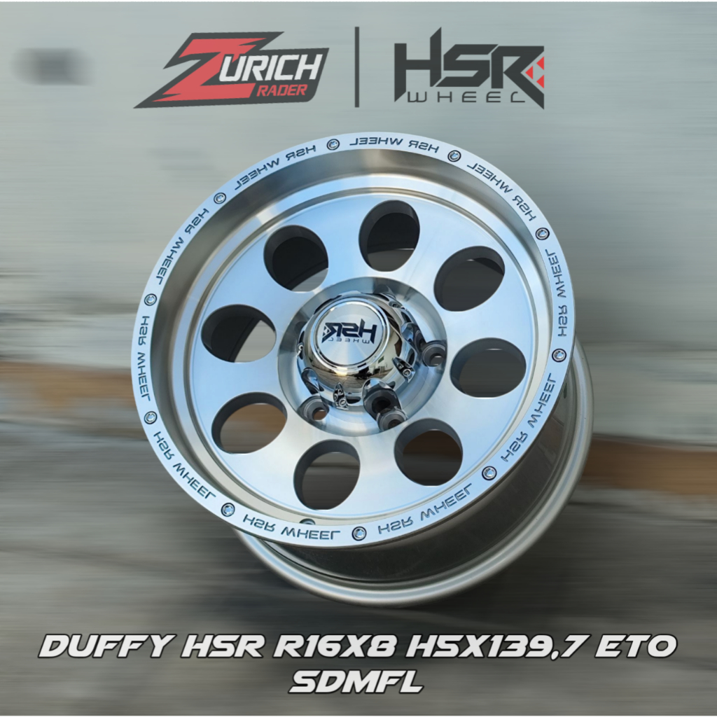 Velg Mobil Offroad Ring 16 Untuk Vitara Sidekick Jimny Feroza Escudo Ring 16 Hsr Duffy Pcd 5x139,7