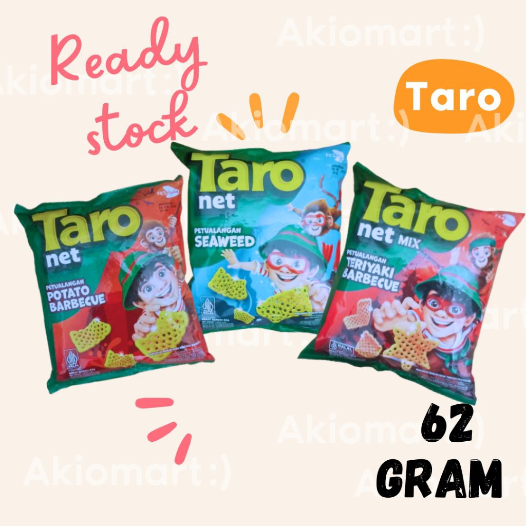 

Taro Net Petualangan 62g Snack Taro Net 62gram All varian Rasa
