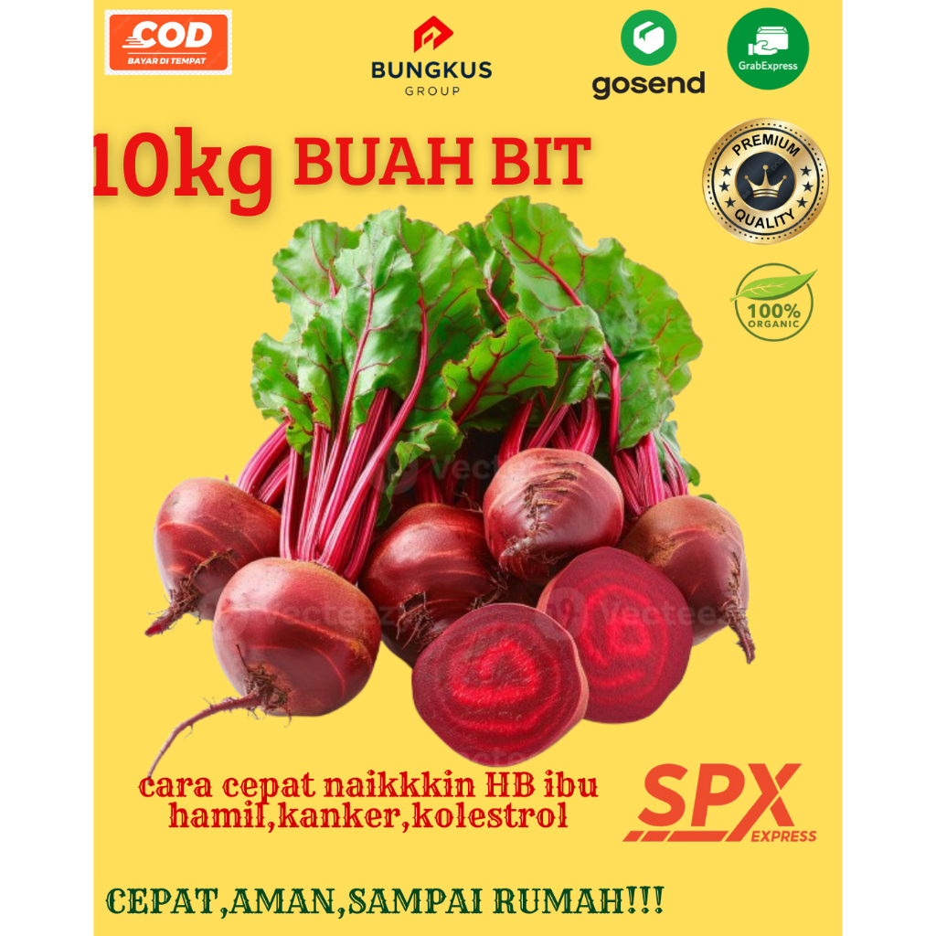 

KIRIM INSTANT BUAH BIT / BEET ROOT 10 KG FRESH