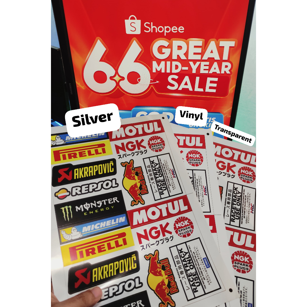 

KHUSUS LINK LIVE, Sticker Vinyl, Sticker Hologram, Stiker Vinyl, Stiker Hologram,