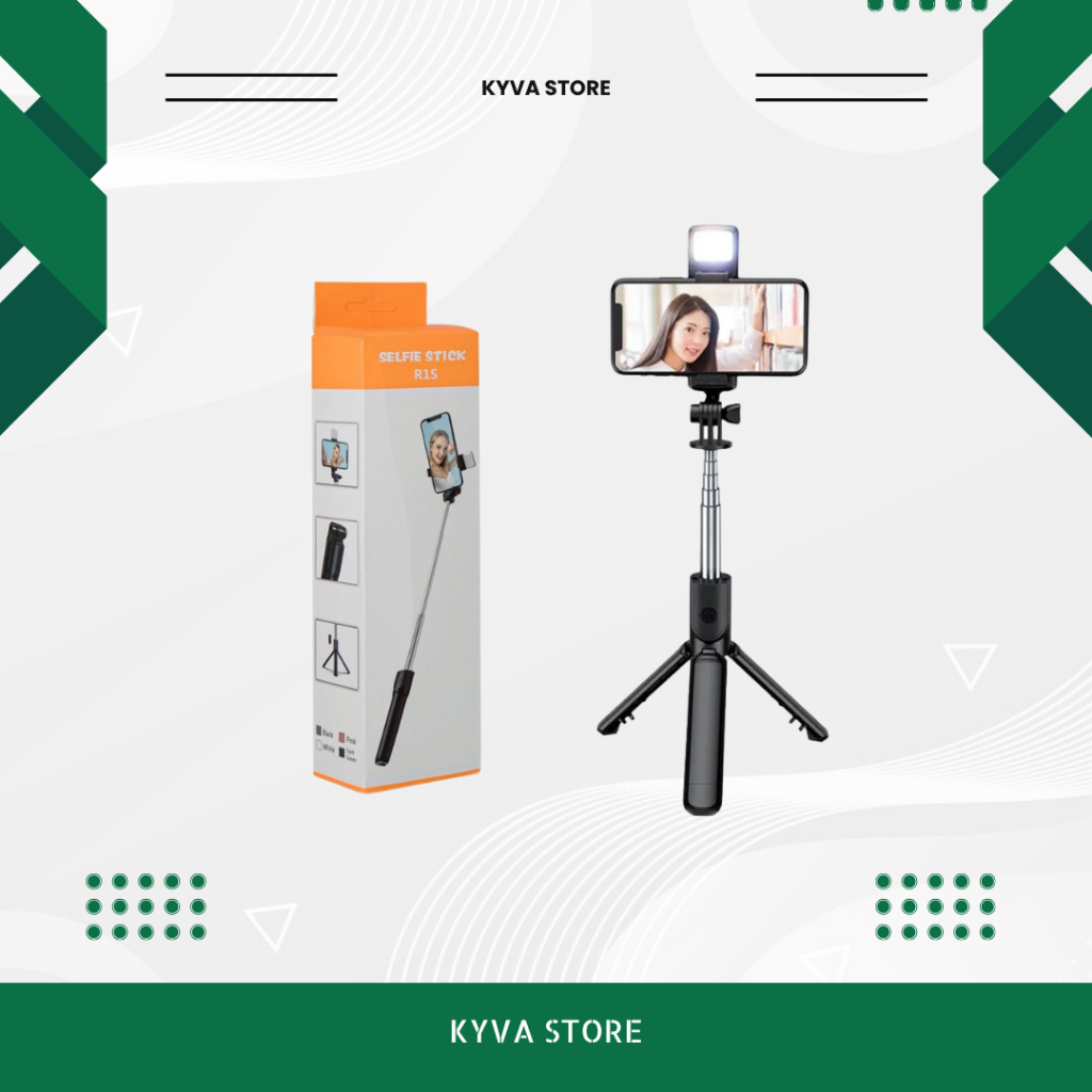 TONGSIS TRIPOD WIRELESS BLUETOOTH COMBO 4IN1 3IN1 – SELFIE VLOG TIKTOK YOUTUBE LIVE FOR HP SMARTPHON