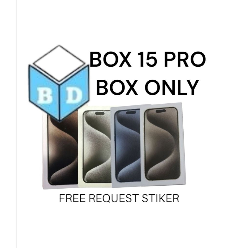 

BOX/KOTAK 15 PRO BOX ONLY. WARNA LENGKAP