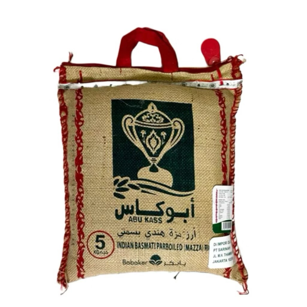 

beras basmati abu kass 5kg ORI bersegel merek abu kass / beras india / beras nasi briyani