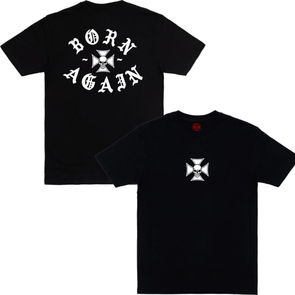 Kaos Choppers - Born Choppers Again - Kaos pria wanita - Katun combed 24s premium