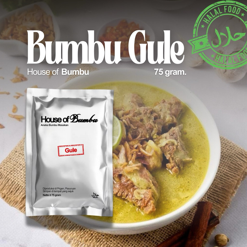 

Bumbu Instan Gule 75gr | House of Bumbu