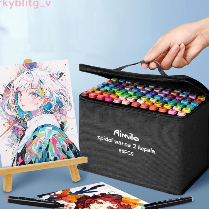 

KODE H48G Spidol Sketsa Spidol Umum Animation Markers 8 Warna