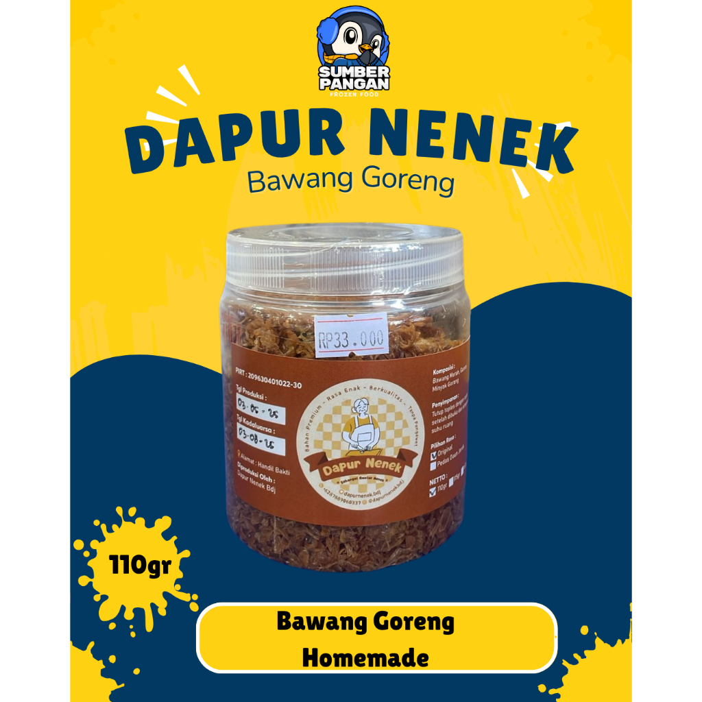 

BAWANG GORENG DAPUR NENEK 110GR