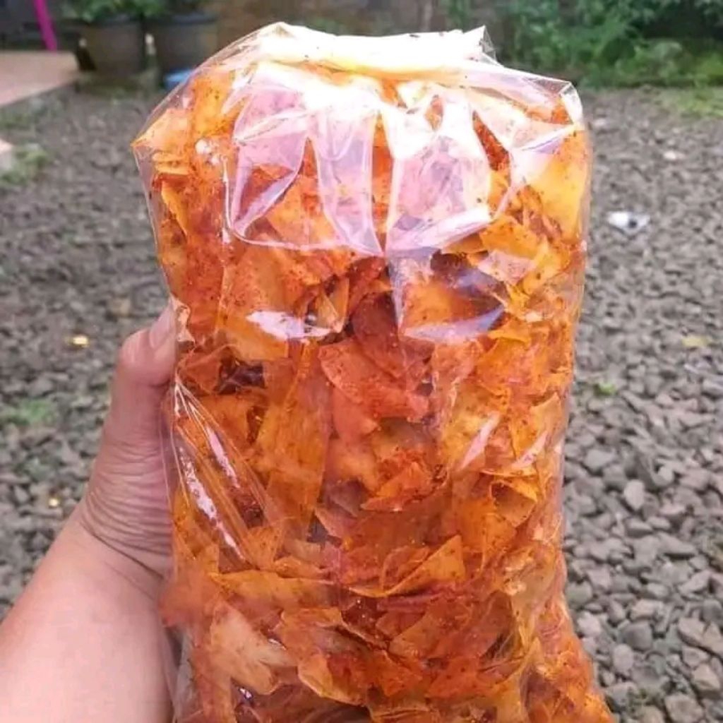 

[COD] Keripik singkong sikembar extra pedas daun jeruk 250gr