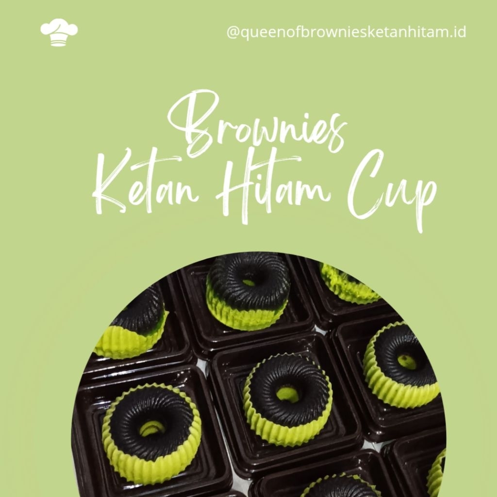 

Brownies Ketan Hitam Cup Ori Cheeselumer or Pandan x RAbeauty